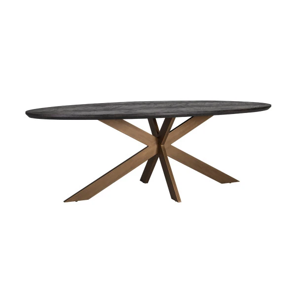 Ovale Eettafel Visgraat 1 Ovale Eettafel Visgraat