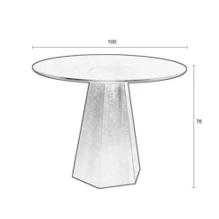 Zuiver Ronde Design Eettafel Zwart -VTwonen Verkoopwinkel 8 2