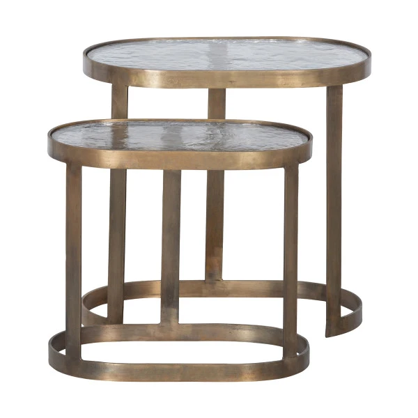 BePureHome Antique Brass Bijzettafelset 1 BePureHome Antique Brass Bijzettafelset