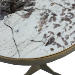 BePureHome Ronde Bijzettafel Goud En Marmer -VTwonen Verkoopwinkel bepurehome cute ronde bijzettafel goud en marmer 04