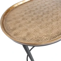 BePureHome Ovale Bijzettafelset Messing 7 BePureHome Ovale Bijzettafelset Messing -VTwonen Verkoopwinkel bepurehome embrace ovale bijzettafelset messing 5