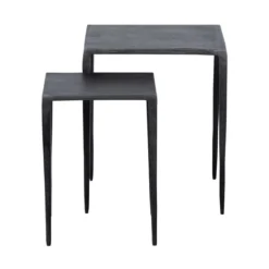 BePureHome Bijzettafelset Metaal Zink -VTwonen Verkoopwinkel bepurehome punk bijzettafelset metaal zink 03