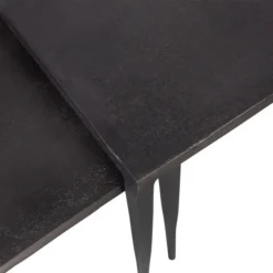 BePureHome Bijzettafelset Metaal Zink -VTwonen Verkoopwinkel bepurehome punk bijzettafelset metaal zink 04