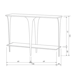BePureHome Sidetable Metaal Antique -VTwonen Verkoopwinkel bepurehome scooping sidetable metaal antique 07