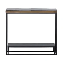 BePureHome Matzwarte Sidetable Met Glas