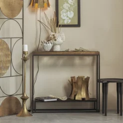 BePureHome Matzwarte Sidetable Met Glas -VTwonen Verkoopwinkel bepurehome sunday matzwarte sidetable met glas 03