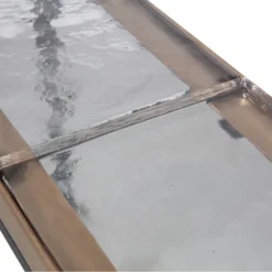 BePureHome Matzwarte Sidetable Met Glas -VTwonen Verkoopwinkel bepurehome sunday matzwarte sidetable met glas 05