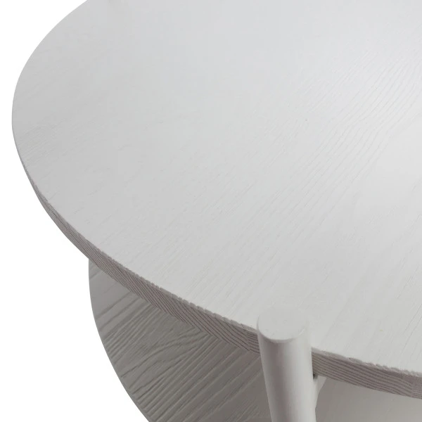 BePureHome Witte Salontafel Rond 2 BePureHome Witte Salontafel Rond - Afbeelding 2