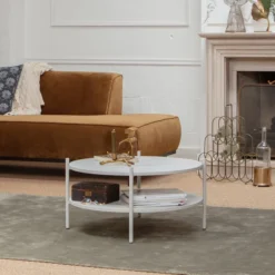 BePureHome Witte Salontafel Rond 8 BePureHome Witte Salontafel Rond -VTwonen Verkoopwinkel bepurehome tender witte salontafel rond 03