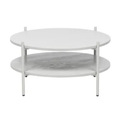 BePureHome Witte Salontafel Rond