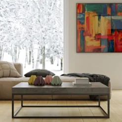 Betonlook Salontafel 120 Cm -VTwonen Verkoopwinkel betonlook salontafel 120 cm tundo lago 06