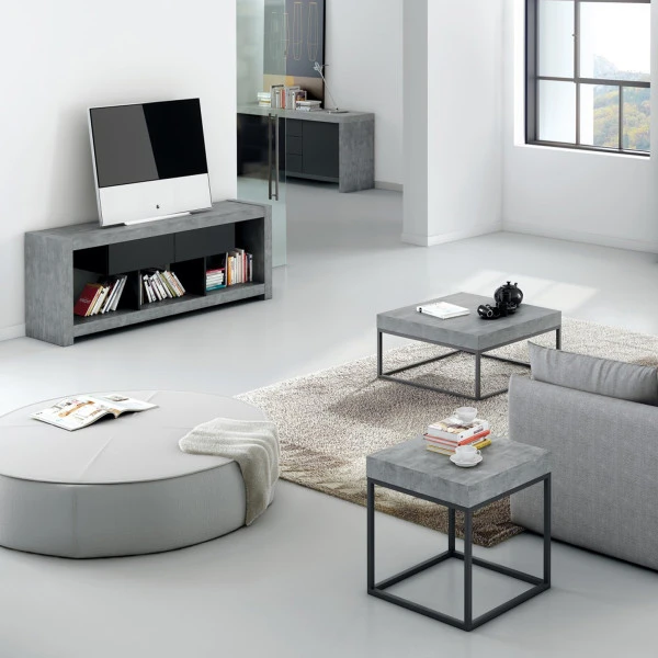 Salontafel Betonlook 75 Cm 6 Salontafel Betonlook 75 Cm - Afbeelding 6