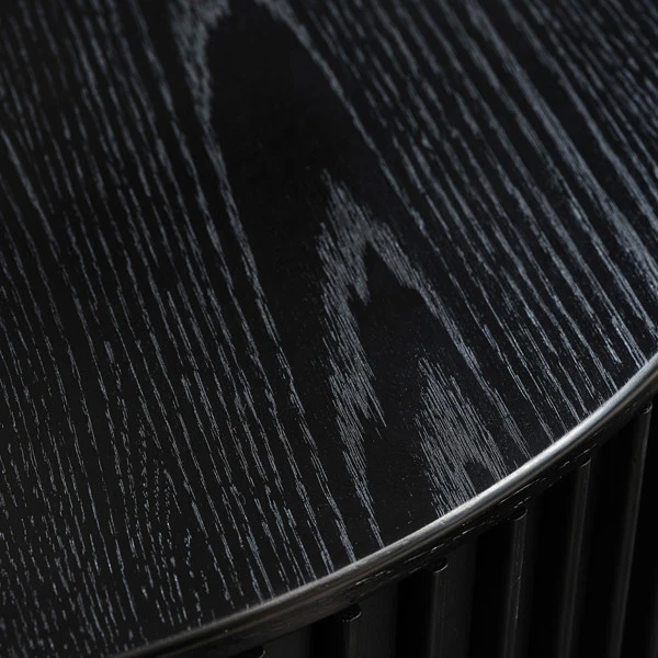 Bijzettafel Zwart Rond 5 Bijzettafel Zwart Rond - Afbeelding 5