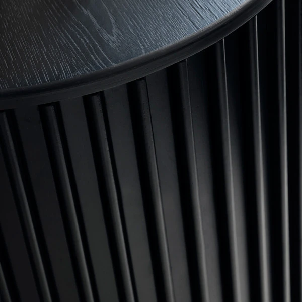 Bijzettafel Zwart Rond 3 Bijzettafel Zwart Rond - Afbeelding 3