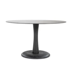 Ronde Eettafel Hout En Glas -VTwonen Verkoopwinkel by boo boogie ronde eettafel hout en glas 04