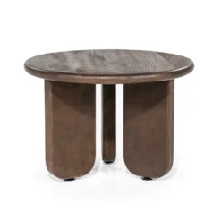 Houten Salontafel Rond -VTwonen Verkoopwinkel by boo odin houten salontafel rond 01 1