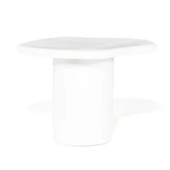 Witte Bijzettafel Organisch