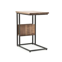 Bijzettafel Mangohout En Metaal