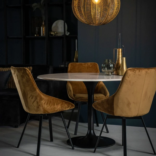 Ronde Eettafel Marmer 5 Ronde Eettafel Marmer - Afbeelding 5