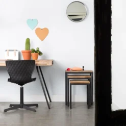 Set Van Bijzettafels Hout -VTwonen Verkoopwinkel cira suri set van bijzettafels hout 07