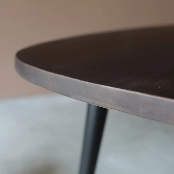 Deens Ovalen Bruine Eettafel 3 Deens Ovalen Bruine Eettafel - Afbeelding 3