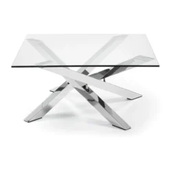 Salontafel Glas En Chroom