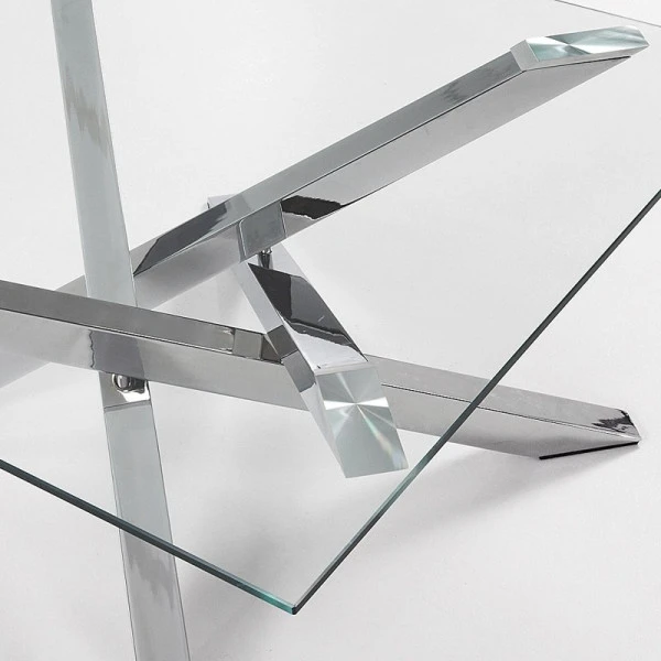 Salontafel Glas En Chroom 3 Salontafel Glas En Chroom - Afbeelding 3