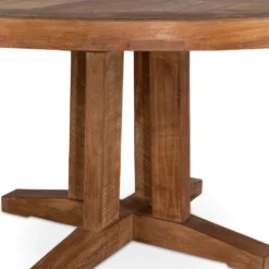 Ronde Eettafel Teak -VTwonen Verkoopwinkel dtp home classic castello ronde eettafel teak 04
