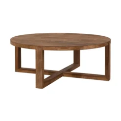 Ronde Salontafel Teak