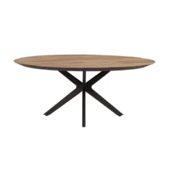 Teakhouten Salontafel Rond -VTwonen Verkoopwinkel dtp home metropole teakhouten salontafel rond 02