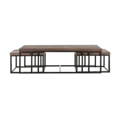 Set Van 3 Salontafels Teak