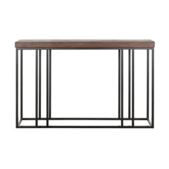 Teakhouten Sidetable Industrieel