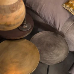 Metalen Bijzettafelset -VTwonen Verkoopwinkel dutchbone alim metalen bijzettafelset 04