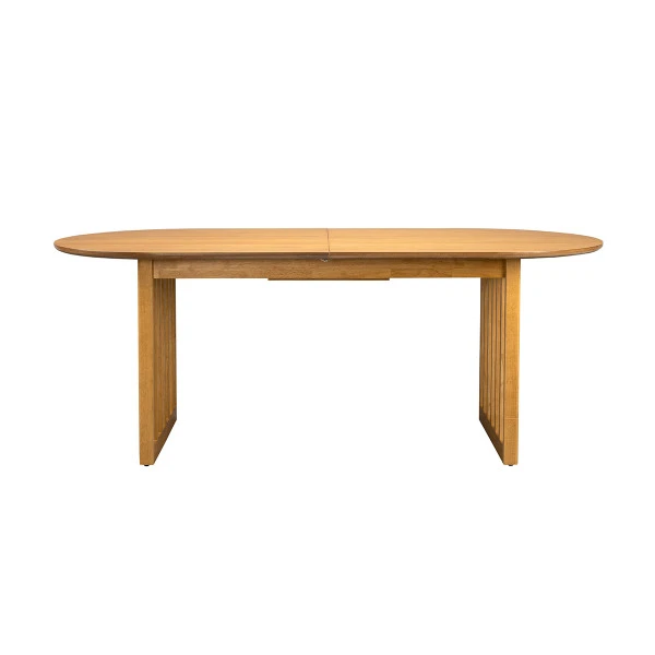 Ovale Eettafel Uitschuifbaar 2 Ovale Eettafel Uitschuifbaar - Afbeelding 2