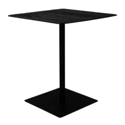 Bartafel Metaal Vierkant -VTwonen Verkoopwinkel dutchbone braza bartafel metaal vierkant zwart 02 1