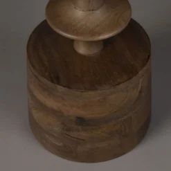 Ronde Bijzettafel Walnoot -VTwonen Verkoopwinkel dutchbone cath walnut ronde bijzettafel walnoot 03