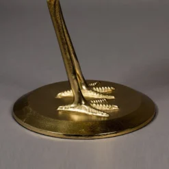 Vogelfiguur Bijzettafel 13 Vogelfiguur Bijzettafel -VTwonen Verkoopwinkel dutchbone crane vogelfiguur bijzettafel goud 05 1
