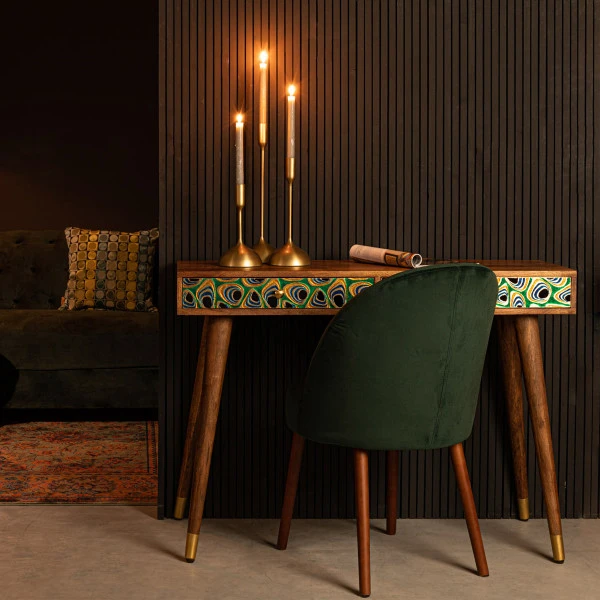 Kleurrijke Sidetable Mangohout 2 Kleurrijke Sidetable Mangohout - Afbeelding 2