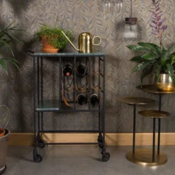 Groen Marmeren Trolley