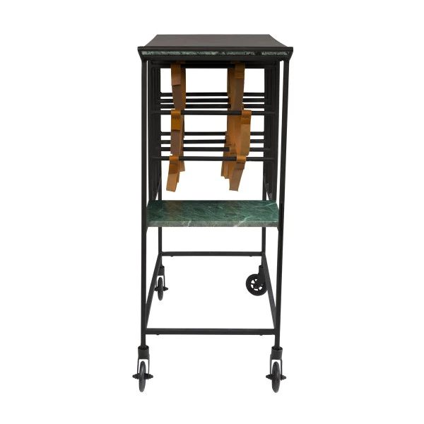 Groen Marmeren Trolley 4 Groen Marmeren Trolley - Afbeelding 4