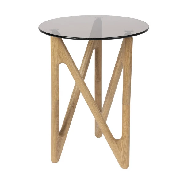 Bijzettafel Hout En Glas 1 Bijzettafel Hout En Glas