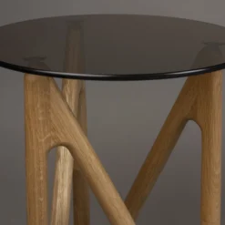 Bijzettafel Hout En Glas 10 Bijzettafel Hout En Glas -VTwonen Verkoopwinkel dutchbone naia bijzettafel hout en glas 02