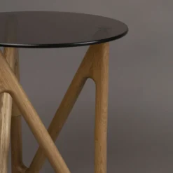 Bijzettafel Hout En Glas 14 Bijzettafel Hout En Glas -VTwonen Verkoopwinkel dutchbone naia bijzettafel hout en glas 03