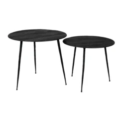 Metalen Bijzettafel Rond 12 Metalen Bijzettafel Rond -VTwonen Verkoopwinkel dutchbone pepper metalen bijzettafel rond 40cm 02 1