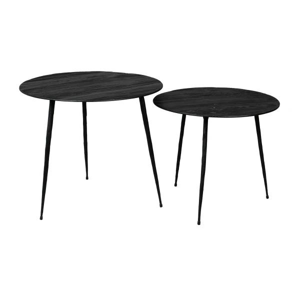 Metalen Bijzettafel Rond 3 Metalen Bijzettafel Rond - Afbeelding 3