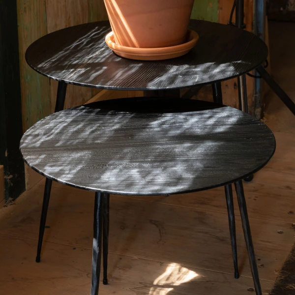 Metalen Bijzettafel Rond 8 Metalen Bijzettafel Rond - Afbeelding 8