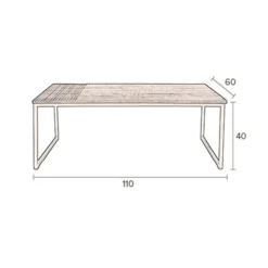 Salontafel Mangohout Rechthoekig -VTwonen Verkoopwinkel dutchbone randi salontafel rechthoek mangohout 09
