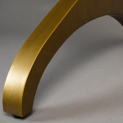 Eettafel Donker Glas Met Messing -VTwonen Verkoopwinkel dutchbone sansa eettafel messing met rookglas 9