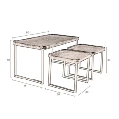 Zwarte Salontafelset Rechthoekig 15 Zwarte Salontafelset Rechthoekig -VTwonen Verkoopwinkel dutchbone winston zwarte salontafelset rechthoekig 07