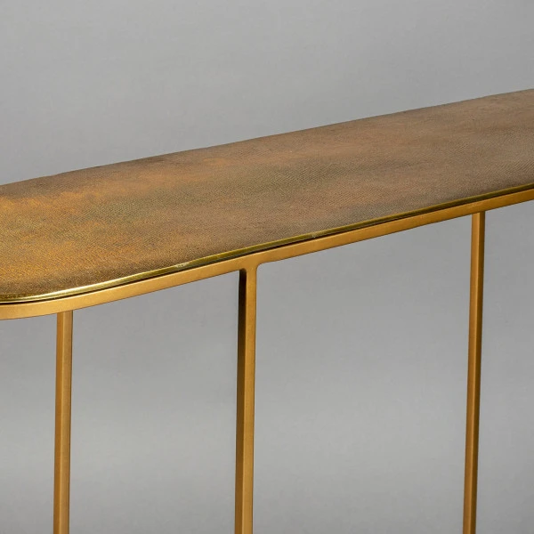 Messing Sidetable Ovaal 6 Messing Sidetable Ovaal - Afbeelding 6